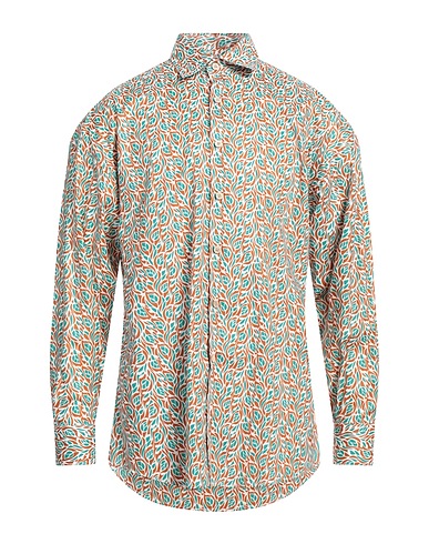 CSTM Camicia fantasia Verde smeraldo 100% Cotone