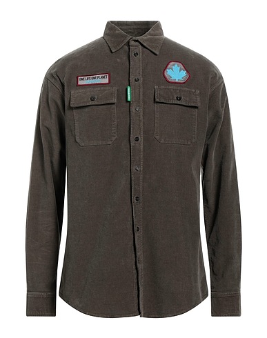 DSQUARED2 Camicie Tortora 100% Cotone