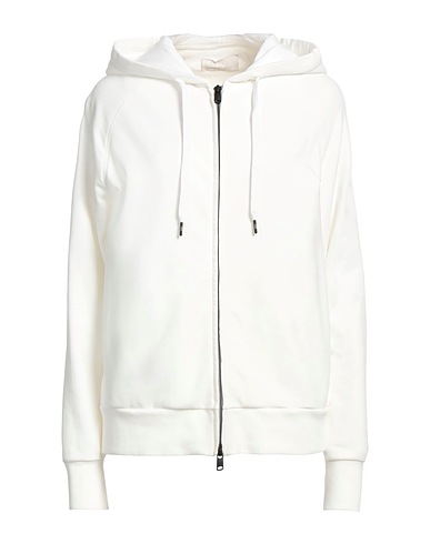 CIRCOLO 1901 Hoodie Weiß 95% Baumwolle, 5% Elastan