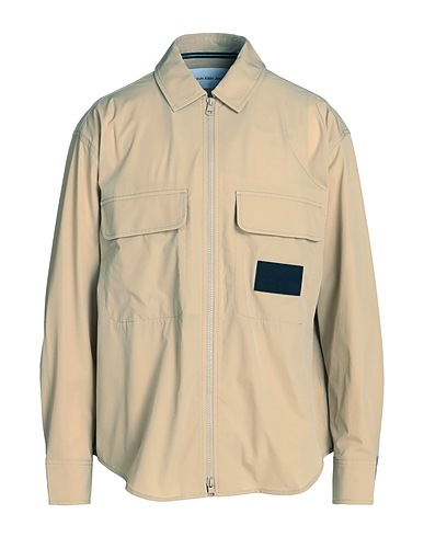 CALVIN KLEIN JEANS Solid colour shirt Sand 85% Polyamide, 15% Elastane