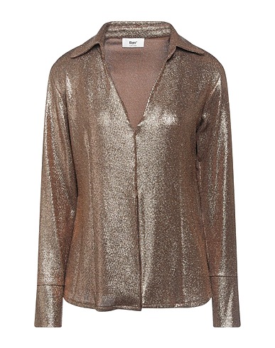 B.YU Top Bronze 91% Polyamide, 5% Elastane, 4% Metallic fiber
