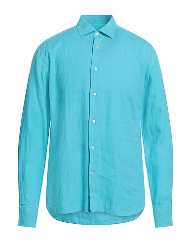 ROSSOPURO Linen shirt Turquoise 100% Linen