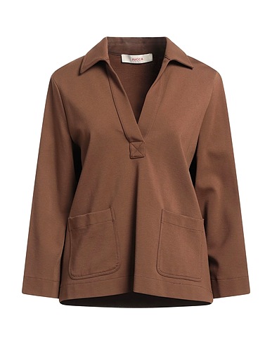 JUCCA Top Braun 69% Viskose, 25% Polyamid, 6% Elastan