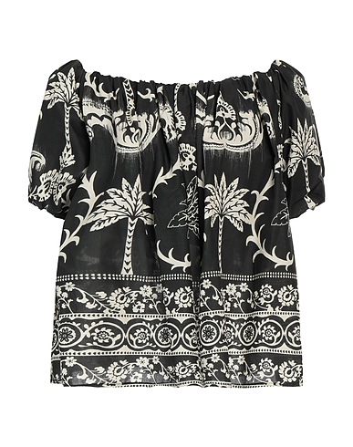 VICOLO Top Black 100% Cotton