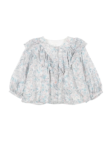 CHLOÉ Patterned shirts & blouses Light grey 85% Viscose, 15% Wool