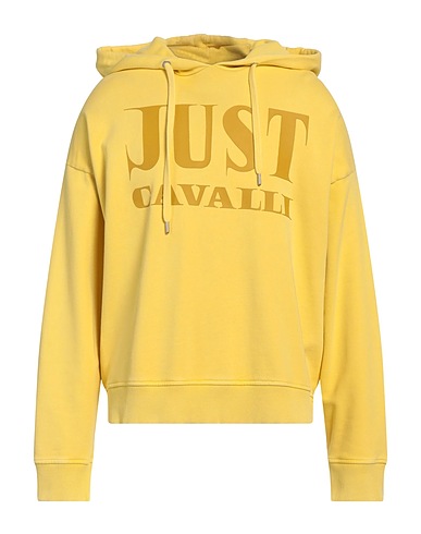 JUST CAVALLI Felpa Giallo 100% Cotone, Elastan