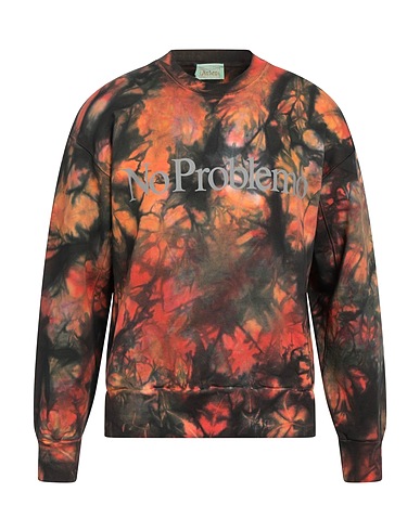 ARIES Sweatshirt Orange 100% Baumwolle