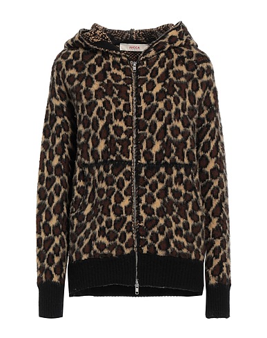 JUCCA Hooded sweatshirt Beige 100% Virgin Wool