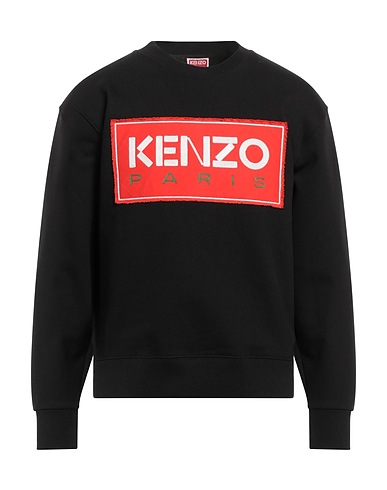 KENZO Sweatshirt Black 99% Cotton, 1% Elastane, Polyester