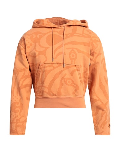 KENZO Hooded sweatshirt Orange 100% Cotton, Elastane