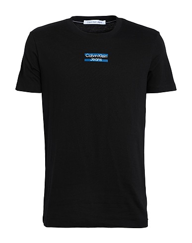 CALVIN KLEIN JEANS T-shirt Black 100% Cotton
