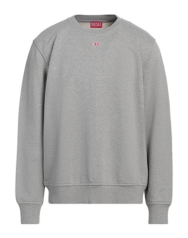 DIESEL Sweatshirt Light grey 100% Cotton