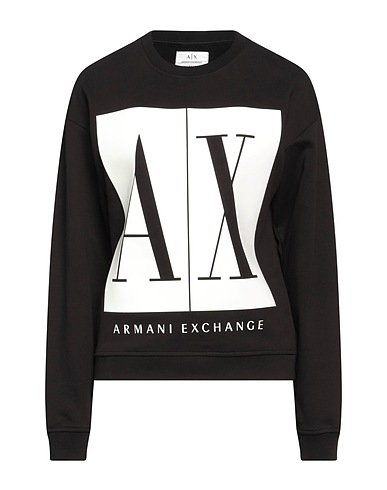 ARMANI EXCHANGE Sweatshirt Black 100% Cotton