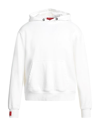 A BETTER MISTAKE Hooded track jacket  White 100% Cotton