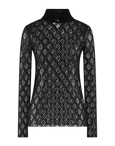 SILVIAN HEACH Top Negro 100% Poliéster
