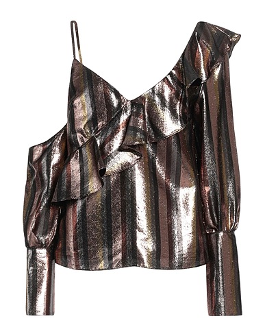 BLACK CORAL Top Bronze 75% Acetate, 25% Polyester