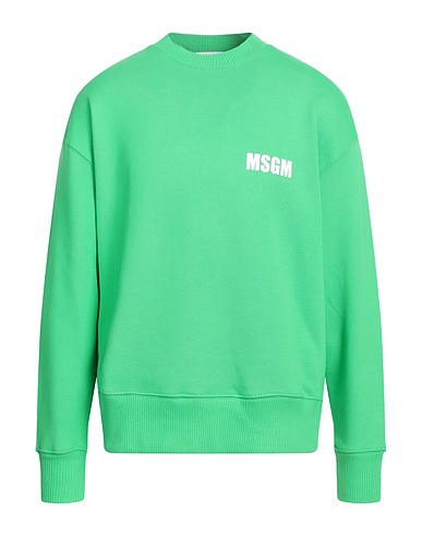 MSGM Sweatshirt Green 100% Cotton