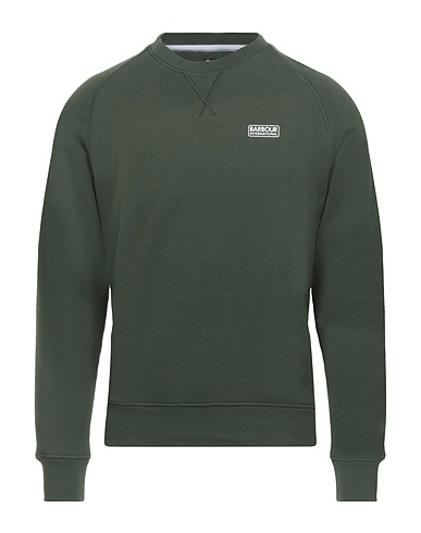 BARBOUR Sweatshirt Dark green 85% Cotton, 15% Polyester