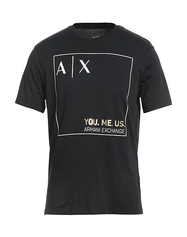ARMANI EXCHANGE T-Shirt Schwarz 100% Baumwolle