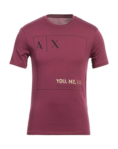 ARMANI EXCHANGE T-shirt Garnet 100% Cotton