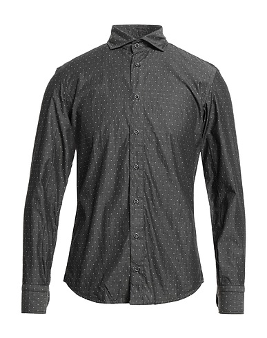 BASTONCINO Patterned shirt Lead 100% Cotton