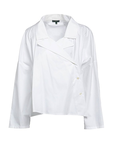 JEJIA Chemises et chemisiers de couleur unie Blanc 100% Coton