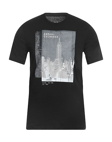 ARMANI EXCHANGE T-Shirt Schwarz 100% Baumwolle