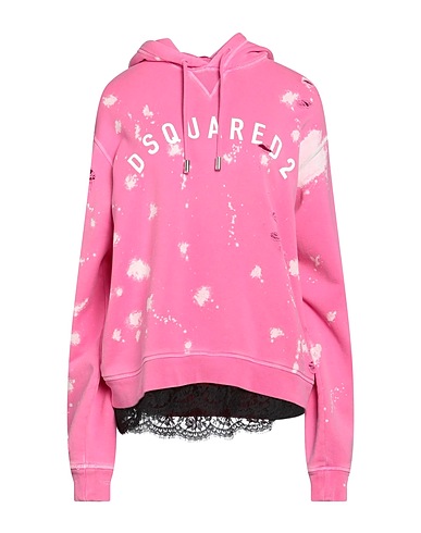 DSQUARED2 Hooded sweatshirt Pink 100% Cotton