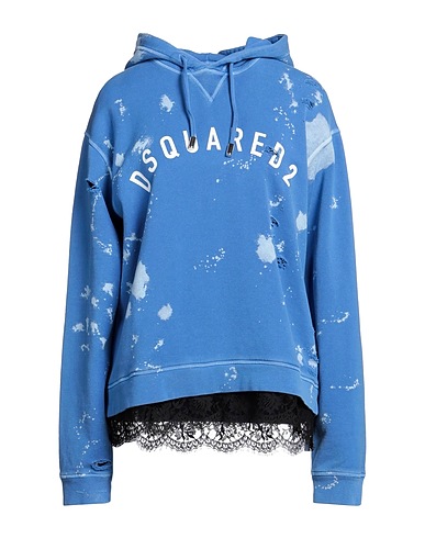 DSQUARED2 Hooded sweatshirt Blue 100% Cotton