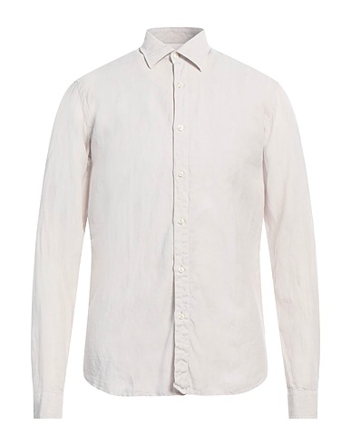 ROSSOPURO Linen shirt Light grey 100% Linen