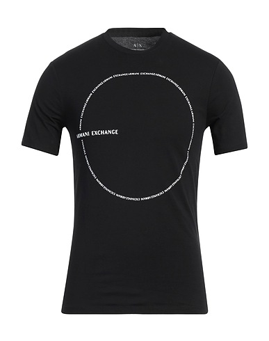 ARMANI EXCHANGE T-shirt Black 100% Organic cotton