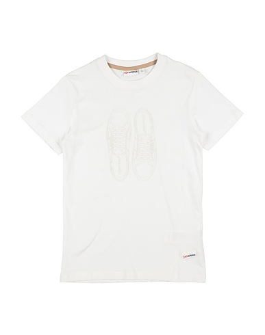 SUPERGA T-shirt White 100% Cotton