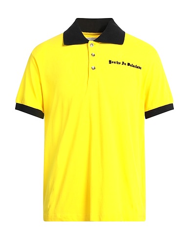 YOUTHS IN BALACLAVA Polo shirt Yellow 100% Cotton