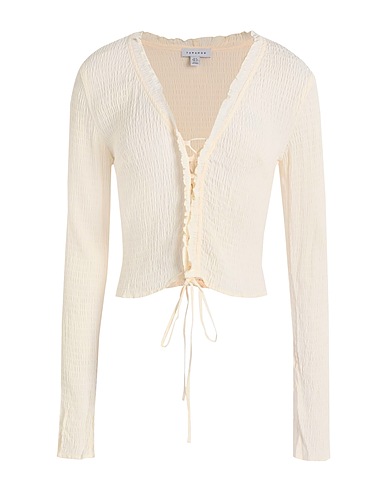 TOPSHOP Top Cream 99% Viscose, 1% Elastane