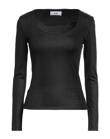 JIJIL Basic T-shirt Black 92% Polyester, 8% Elastane