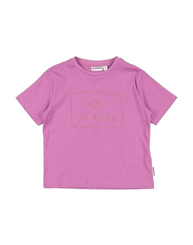SUPERGA T-shirt Malva 100% Cotone