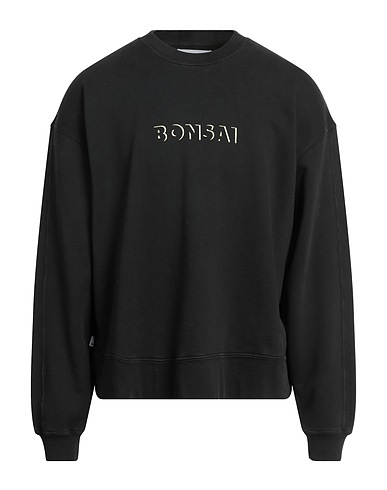 BONSAI Sweatshirt NERO 100% Cotton