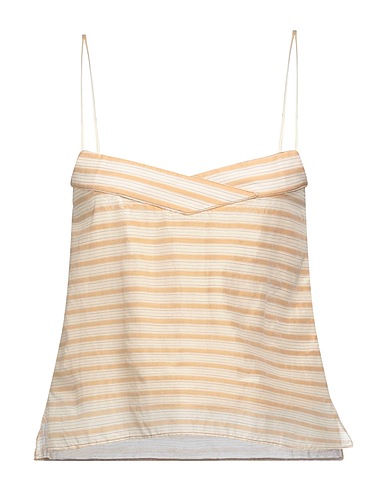 ARJÉ Camisole Cammello 73% Cotone, 27% Seta
