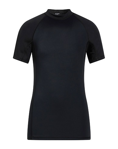 BALMAIN T-shirt Black 78% Polyamide, 22% Elastane