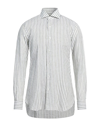 BARBA Napoli Linen shirt Sage green 100% Linen