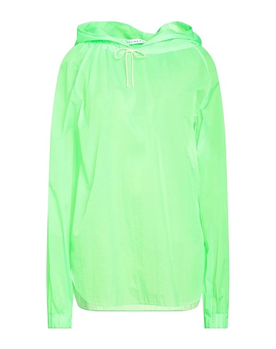 REJINA PYO Hooded track jacket  Lime green 100% Nylon