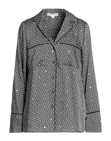 MICHAEL MICHAEL KORS Patterned shirts & blouses Black 100% Polyester, Recycled polyester