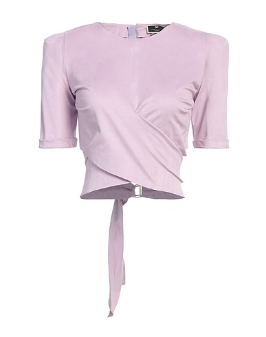 ELISABETTA FRANCHI Top Lilac 90% Polyester, 10% Elastane