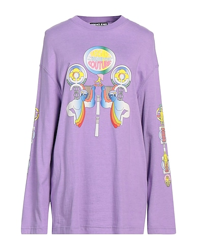 VERSACE JEANS COUTURE T-shirt Mauve 100% Cotton