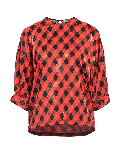 PREEN by THORNTON BREGAZZI Top Rosso pomodoro 97% Poliestere, 3% Elastan