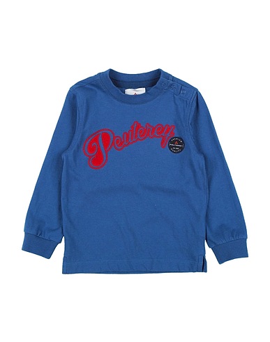 PEUTEREY T-shirt Navy blue 100% Cotton