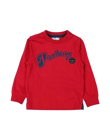 PEUTEREY T-shirt Rosso 100% Cotone