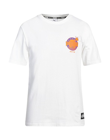PUMA x THE HUNDREDS T-shirt Bianco 96% Cotone, 4% Elastan