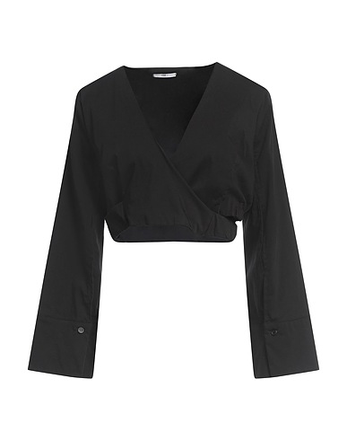 TAKE-TWO Top Black 70% Cotton, 27% Nylon, 3% Elastane