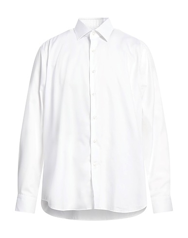 GHIRARDELLI Solid colour shirt White 100% Cotton